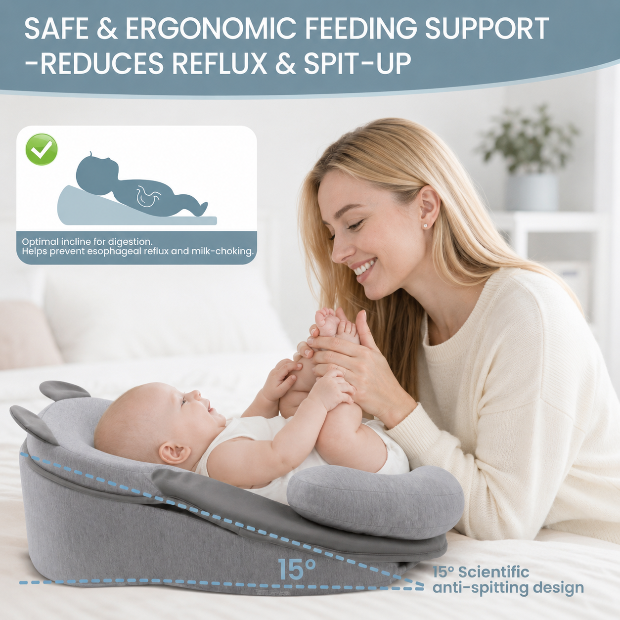 Movexas™ ComfortNest Baby Lounger