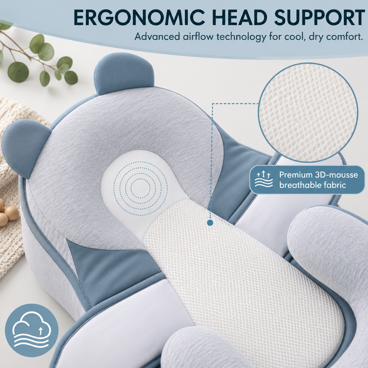 Movexas™ ComfortNest Baby Lounger